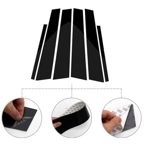 Pilares de fibra de carbono para ventana, idóneos para personalizar el BMW Serie 3 E46 3