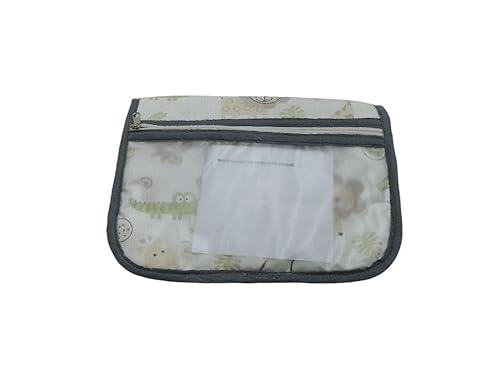 Kit Porta Fraldas + Porta Cardeneta de Vacinação (Safari)