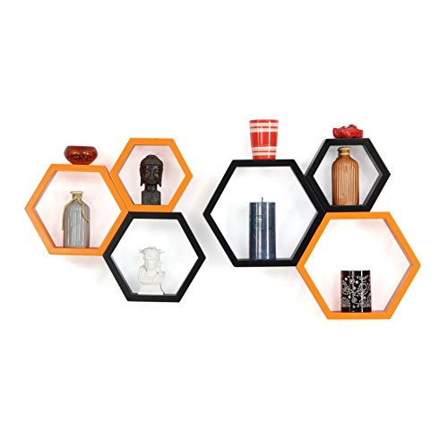 Forzza Sasha Wall Shelf, Set of 6 Rs.1075 #amazon