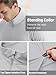 TACVASEN Mens Quarter Zip Pullover Rash Guard Athletic Shirts Long Sleeve Dry Fit T-Shirts for Men Swim Shirts Outdoor Light Grey XL
