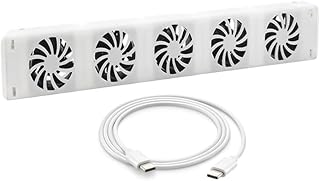 Heizkörper Lüfter Ventilator Set für Radiator Booster Erweiterung Automatische Temperatursteuerung Start bei 30C Stopp bei 25C Leiser Betrieb 18dB Verbesserte Wärmeverteilung für energie Sparen