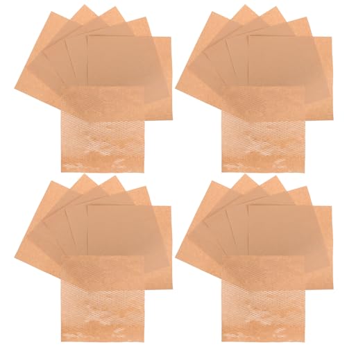 NUOBESTY 100 Peças De Papel De Embalagem De Favo De Mel Reciclável Almofada De Papel De Embalagem Pa