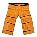 Chainsaw Apron Chaps, Welding Safety Chaps Leather Apron Adjustment Split Leg Fire Wear Resistant Protective Apparel With Adjustable Belt