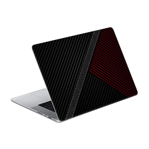 Skin vinyle MacBook Pro 16 A2485 Point Fibre de Carbone Alyn Spiller une finition haute précision