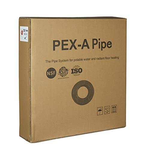 Efield 1/2 Inch 2 X100 Ft Pex-A Pipe/Tubing Blue & Red 200 Ft Length For Potable Water-For Hot/Cold Water-Plumbing Applications, With Free Pipe Cutter #TOP7