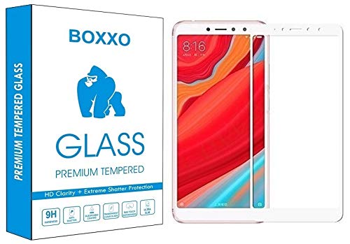 BOXXO |For Mi Redmi Y2 | Tempered Glass Screen Protector Guard | Full Glue Curved Tempered Glass | Bubble Free Installation | Gorilla - White (B07WFPWX9F) Amazon Price History, Amazon Price Tracker