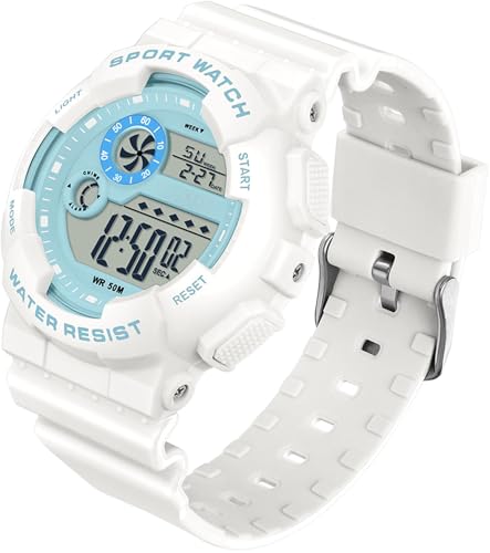 Montre numérique étanche findtime femme avec alarme pour ne plus être en retard