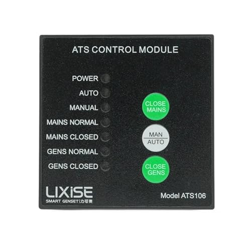 Image of HUUOQIWY ATS106 Diesel Generator ATS Controller Automatic Transfer Switch Panel