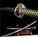 HERO SWORD Handmade Dragon Katana Traditional Japanese Clay Tempered T10 Steel Nugui Polishing Razor Sharp Samurai Sword Green Real Silk Handle