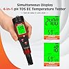 Digital pH Tester for Water, pH Meter for Hydroponic Water, TDS Tester EC PPM Test for Plant Nutrients, 4-in-1 Meter for Conductivity, pH Pen for Drinking Water, DWC, Indoor Plants #1