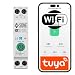 Produktbild WiFi Relais 63A Tuya Smart mit Messfunktion, DIN-Montage, 1P, kompatibel mit Smart Life, Alexa, Google Home, Sprachsteuerung und Zeitmessung