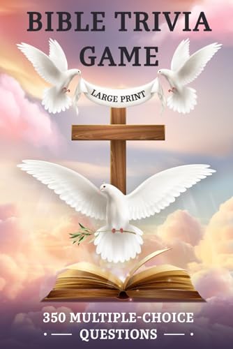 Image of Bible Trivia Game: 350 Multiple-Choice Questions and Answers to Test Your Scripture Knowledge in an Easy-to-Read Large-Print Quiz Book for Family Bible Study. (Trivia and Entertainment Books)