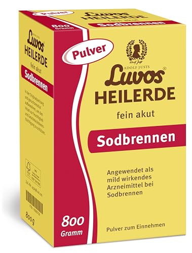 Luvos Heilerde fein akut Pulver zur Einhame bei Sodbrennen 800 g Pulver