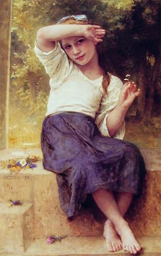 Lienzo de Margherita por Bouguereau en pintura clasica de 60x90cm