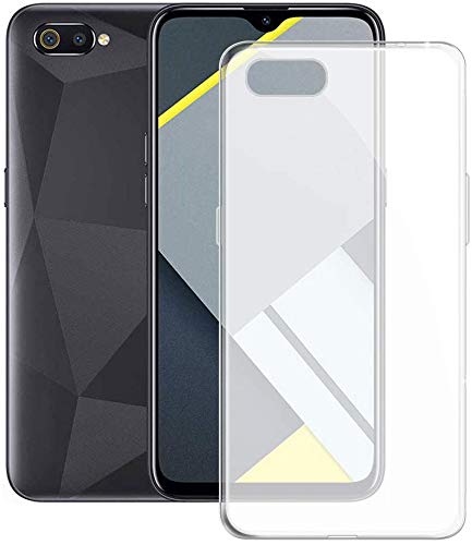 Image of Case Creation Brand - Mobile Cover for Oppo A3s (Soft & Flexible Back Case), Transparent