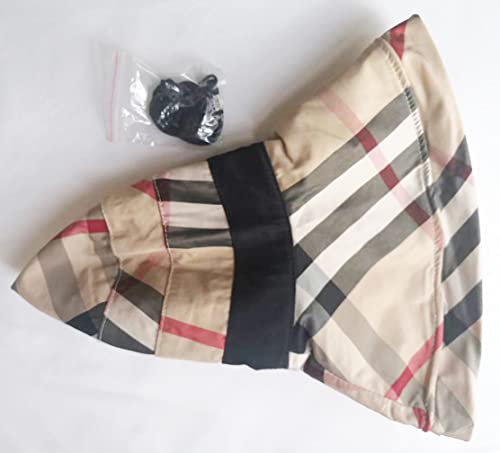 Ruinuo Womens Plaid Bucket Hats Wide Brim Sun Hat Double Sided Windproof Summer Beach Hats For Fishing Hiking Travel Golf Beige #TOP5