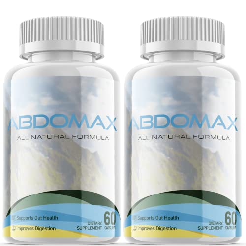 Abdomax Healthy Digestive Aid Supplement - Abdo Max Advanced Formula Digestion Supplement Pills (2 Pack)
