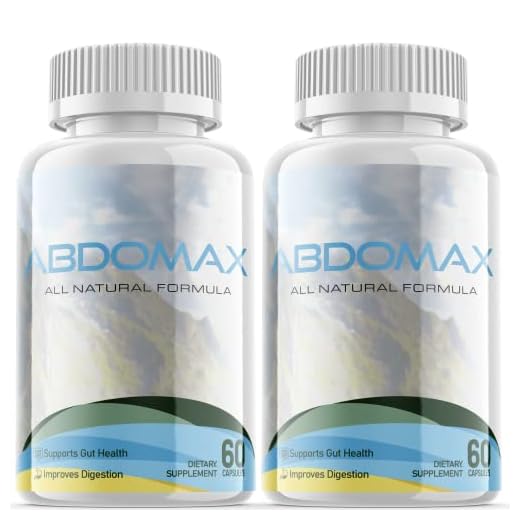 Abdomax Healthy Digestive Aid Supplement - Abdo Max Advanced Formula Digestion Supplement Pills (2 Pack)