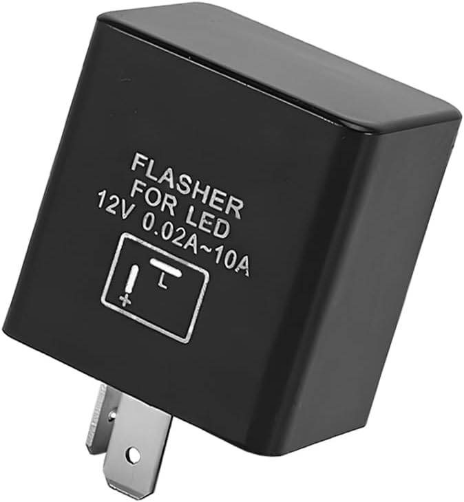 2 Pin Car Socket Relay, DC 12V 150W Multi-Purpose Waterproof Vehicle Electronic LED Flasher Starter Relay, Automotive Replacement Accessories, Universal for SUV RV Truck