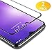 Produktbild BANNIO für Panzerglas für Xiaomi Redmi Note 8T,2 Stück Full Screen Panzerglasfolie Schutzfolie für Xiaomi Redmi Note 8T,9H Härte Displayschutzfolie,Blasenfrei,Schwarz