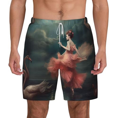 Short de bain séchage rapide homme short de plage avec poche maillot de bain