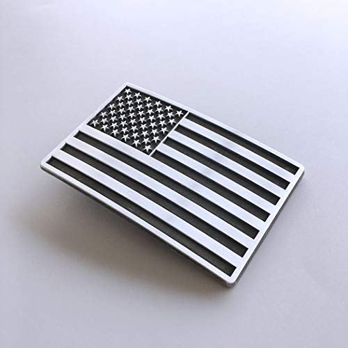 Hebilla del cinturón JEANSFRIEND con bandera de USA rectangular de estilo vintage americano 3