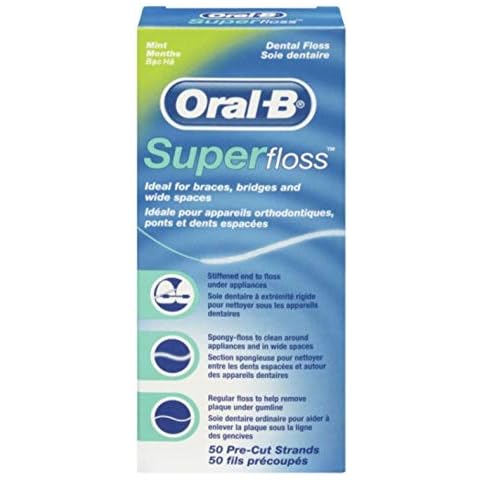 Oral B Superfloss Pre-cortado 50 piezas - Pack de 3 Cover