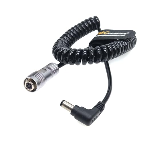 Cable en espiral Portkeys LH5P II de 5 pines hembra a CC para monitor