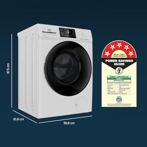 IFB 8 Kg 5 Star, DeepClean® Technology, AI Powered, WiFi, Fully Automatic Front Load Washing Machine (SENATOR GXN 8012 CMS, PowerSteam®, 9 Swirl, Steam Refresh, Inbuilt Heater, Eco Inverter, Grey) view 2