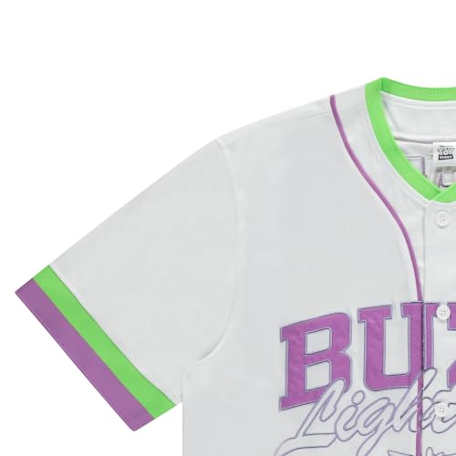 Disney Camisa de beisebol masculina Mickey Mouse clássico Mickey Mouse, Pato Donald e Buzz Lightyear