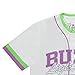 Disney Toy Story Men's Baseball Jersey - Mens Classic Buzz Lightyear Mesh Button Down Baseball Jersey Toy Story Fashion Shirt (White Buzz, X-Large)