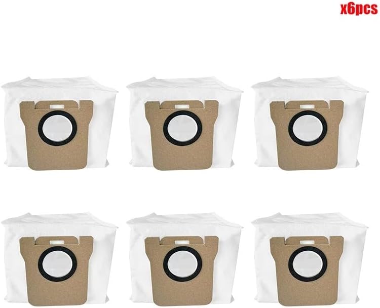 Hepa Filter Dust Bags Mop Cloth Accessories Compatible with Xiaomi Mijia Omni M30 D102 Vacuum Cleaner Parts Roller Side Brush Replacement(Set10)