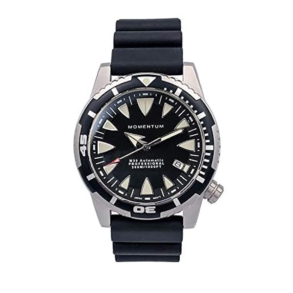 Momentum herr 1M-DV30B1B M30 automatisk analog display japansk automatisk svart klocka