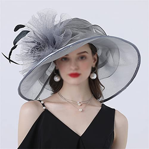 Chapeau de plage pour adultes contre la chaleur : maille rétro aérée et pare-soleil floral