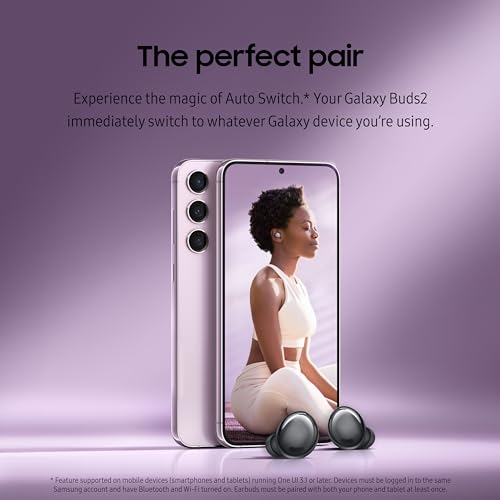 Image of SAMSUNG Galaxy S23+ Cell Phone (Cream) + $149.99 Buds 2 Pro (Graphite) 256GB Unlocked Android Smartphone w / 50MP Camera, Long Battery Life, True Wireless Bluetooth Earbuds w /ANC, US Version