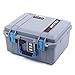 Silver & Blue Pelican 1507 air case. Comes with foam.