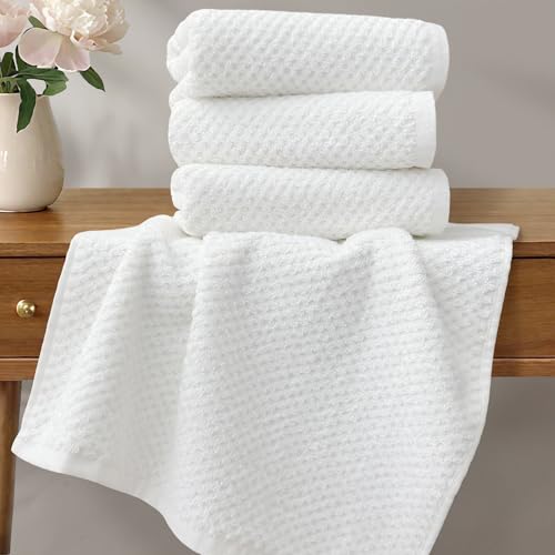 VOOVA & MOVAS Popcorn Textured Hand Towels, 4PC Large 16