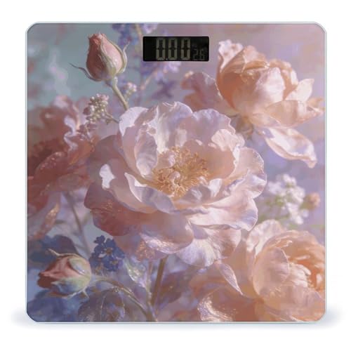 Báscula Digital de Baño con Patrones Florales Exacta 400 lb miniatura 1