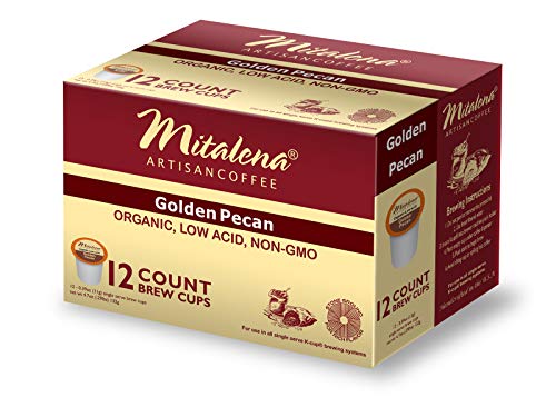 Mitalena Variety Pack Low Acid Coffee Pods 72Ct - Organic Coffee Compatible Keurig K Cup Coffee Maker - Try 6 Different Flavors - Enjoy Small Batch Artisan Coffee #TOP5