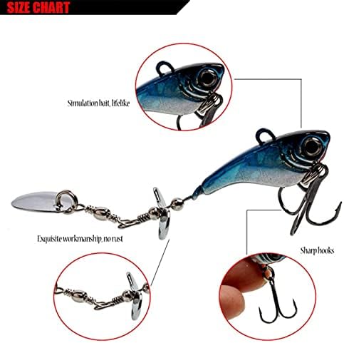 10Pcs 85mm 11.5g Spoon Sequin Fishing Lures Artificial Metal Hard Bait Rotating Spinner Minnow Wobblers Fishing Tackle Sinking Bass Swimbaits Treble Hooks
