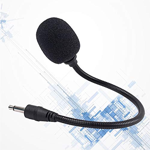 MILISTEN Microfone condensador de 3,5 mm com porta de 205 mm Mini plug-in megafones para instrumento