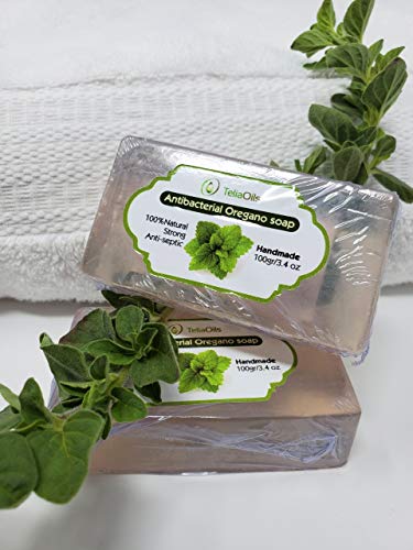 Teliaoils Oregano Soap For Deep Skin Cleansing - Powerful Natural Cleaning Face