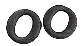 1 Pair Earpads Repair Parts for Koss UR20 UR-20 SB40 UR-30 UR30 Headphones (Leather) (Black)