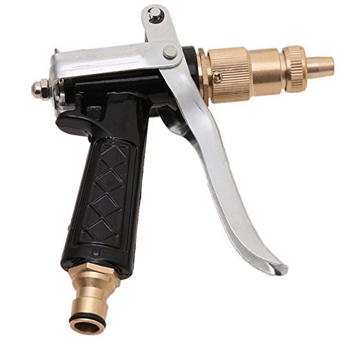 DOLPHY WITH DEVICE OF DOLPHIN Brass Nozzle Water Spray Gun (Standard Size, Black and Gold)