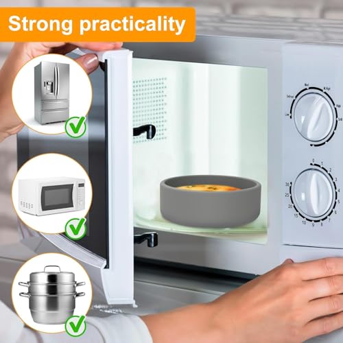 Image of NIHUIFDPY 3Pcs Air Fryer Egg Poacher, 4x1.3 Inch Silicone Egg Poacher Cups for Egg Bites - Nonstick Microwave Egg Boiler Mold, Dishwasher Safe Silicone Egg Cooker for Oven & Steamer