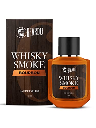 Beardo BOURBON Whisky Smoke Perfume for men | Oriental, Woody, Leathery | Eau De Parfum – Long Lasting Perfume | Ideal Gift for Men, 50ml