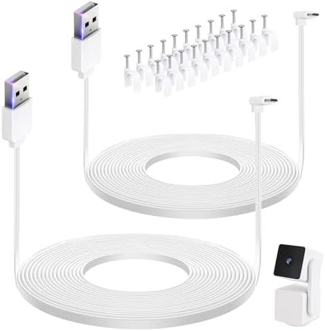 Wyze Outdoor Camera 2-Pack 30 Ft Extension Cable For WYZE Cam Pan