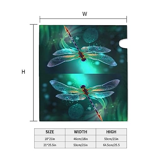 Image of Dujiea Dragonfly Mailbox Wrap - Waterproof Magnetic Post Box Cover, Large Size 25.5 inchL x 21 inchW - Garden Yard & Home Decor