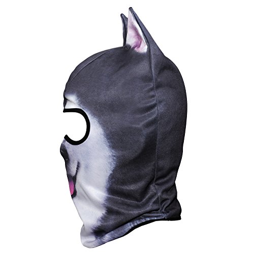 image for WTACTFUL 3D Animal Ears Balaclava Breathable Windproof Face Mask Prote