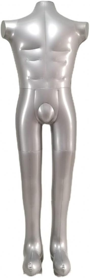 YJIUYUANQ Inflatable Mannequin Body Torso ,Male Body Form Display Dummy Model , Full Body Mannequin, 1PC, As Show